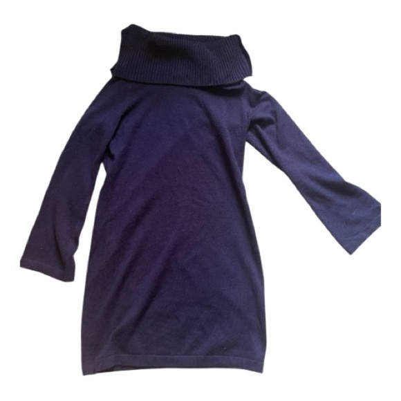 Reitmans Dresses & Skirts - Reitmans Deep Blue/Indigo Knit Turtleneck Dress​